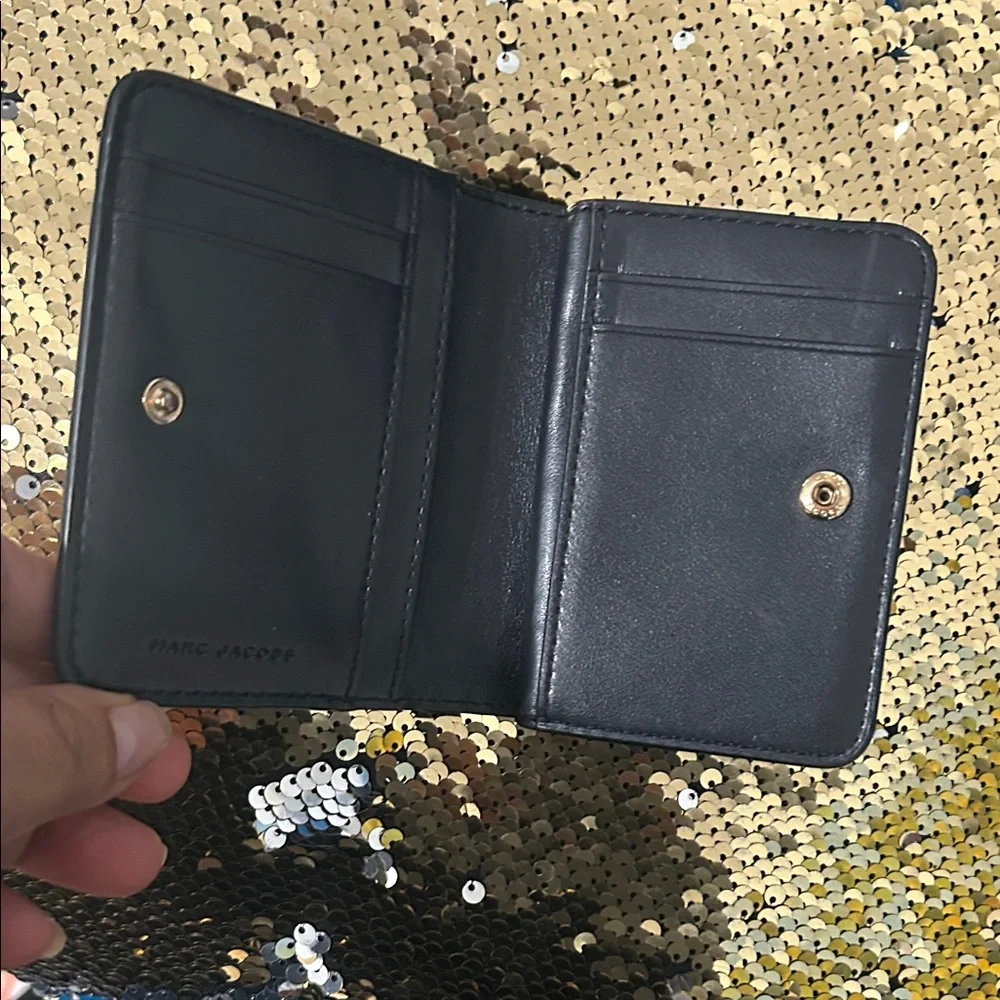 Marc Jacobs Black Leather Card Holder